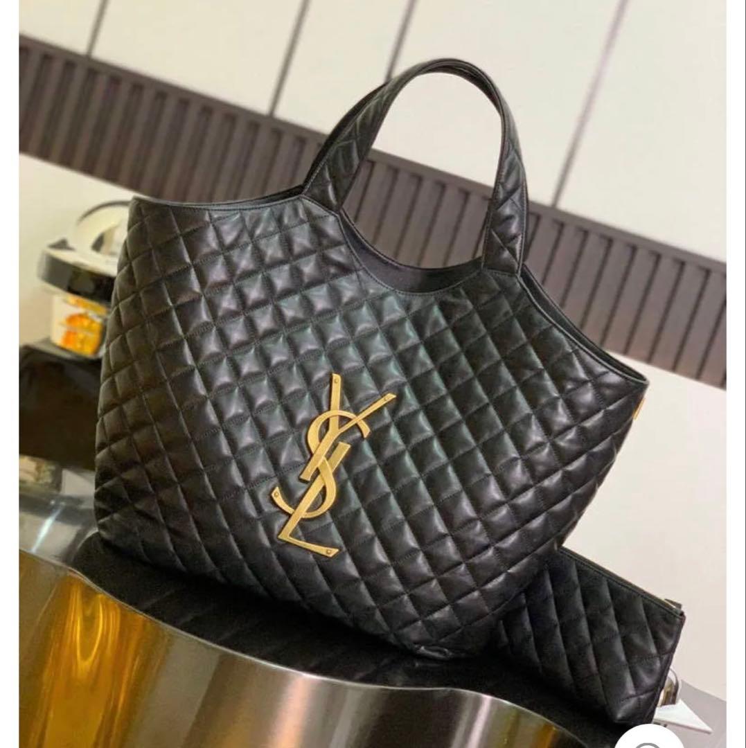 ★新品★YSL ノベルティ　非売品　ブラックトートバッグ