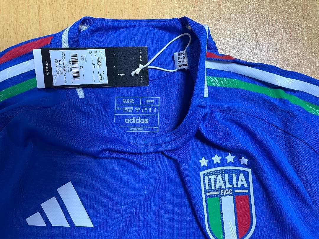 正規品 イタリア代表 24 オーセン ホーム ユニ 日本XL 定価17600円