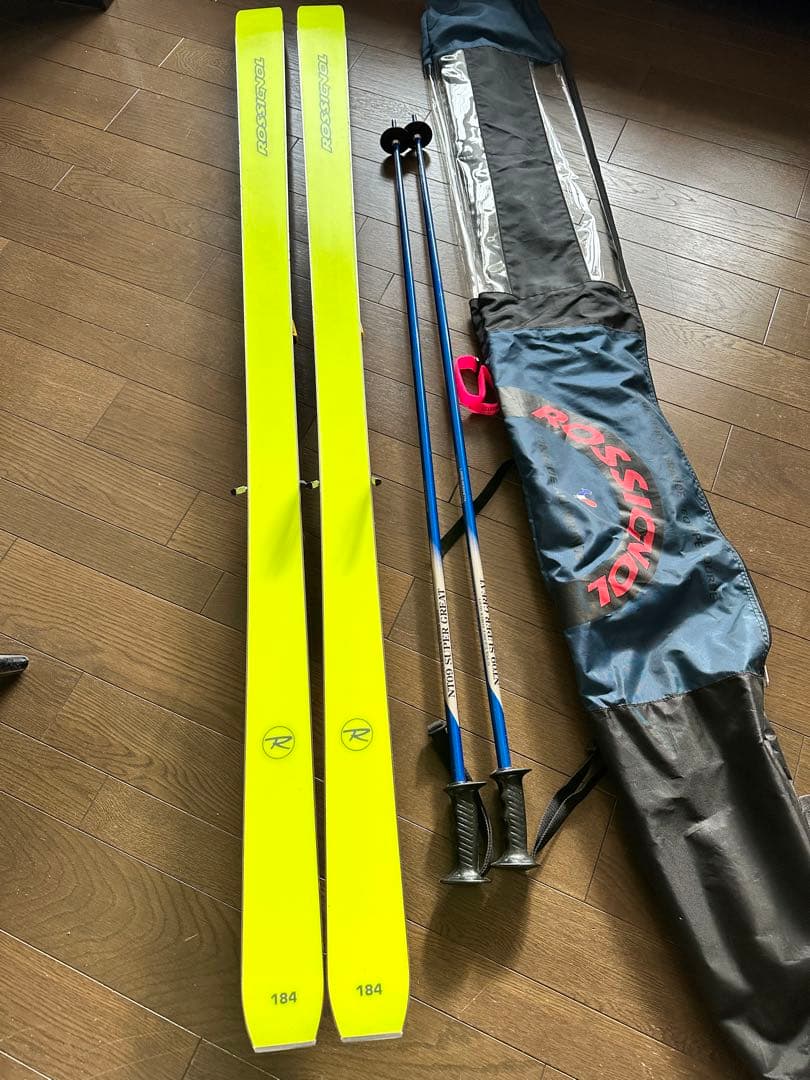 【スキー板】ストック　カバー　セット　ロシニョール　184 KIZAKI