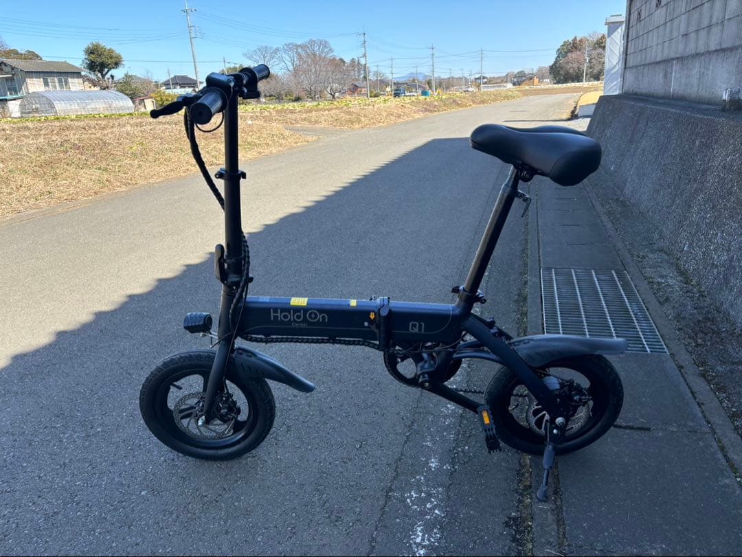 折りたたみ電動アシスト自転車　美品　送料無料 Holdon q1 ホールドオン