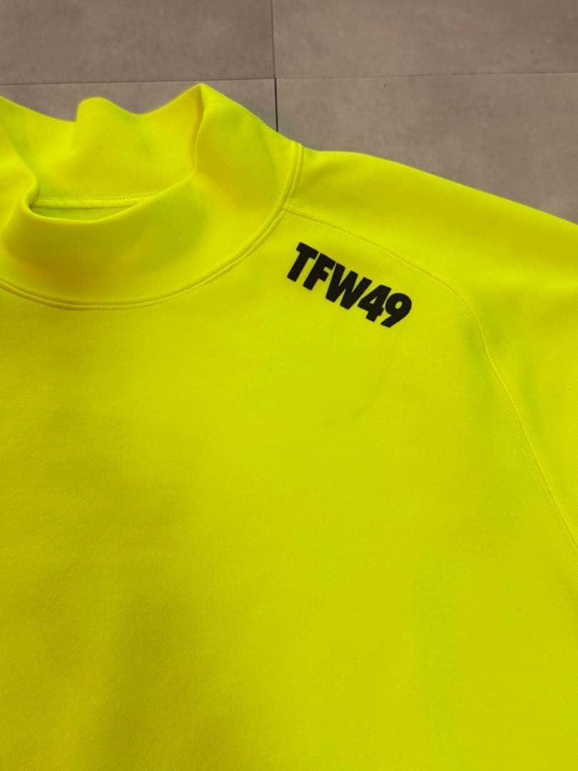 【TFW49】サイドメッシュモックネックT MOCK-NECK-T