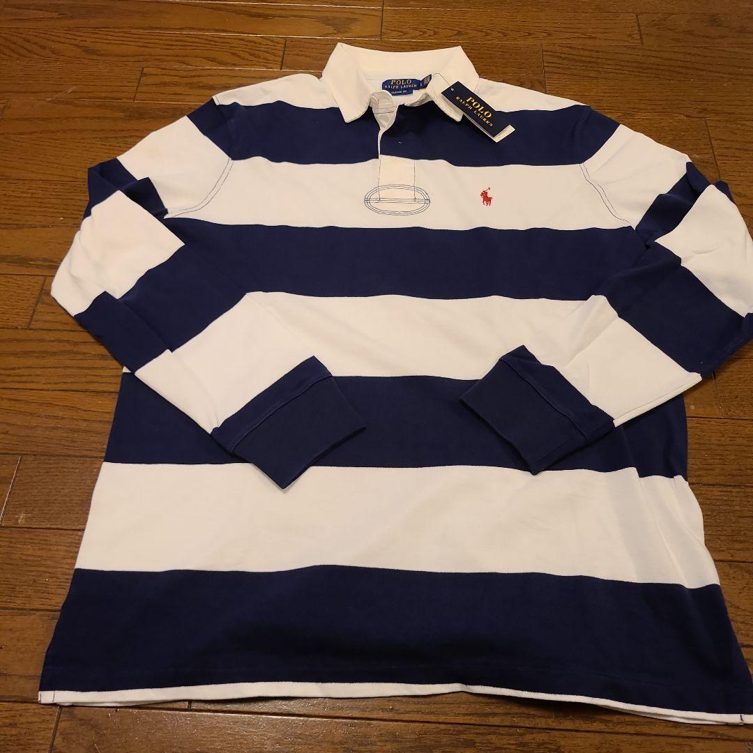 新品Polo Ralph Lauren ラガーシャツ ネイビー 新品タグ付
