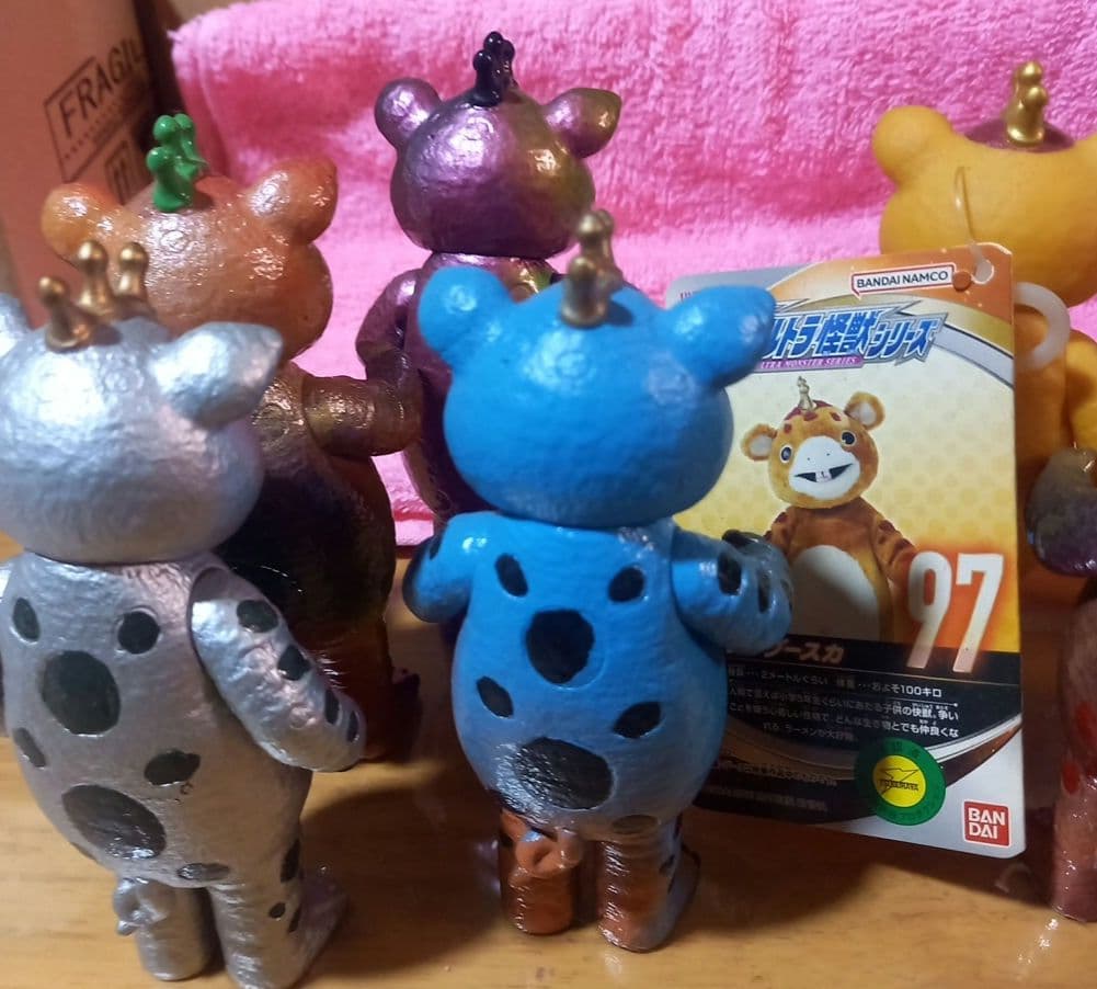快獣ブースカソフビ１０体セット✨