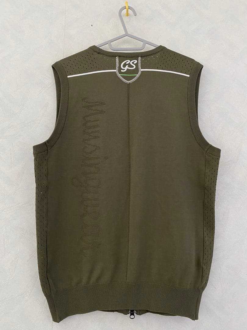 Munsingwear ニットベスト M ダブルジップ マンシングウェア ゴルフ