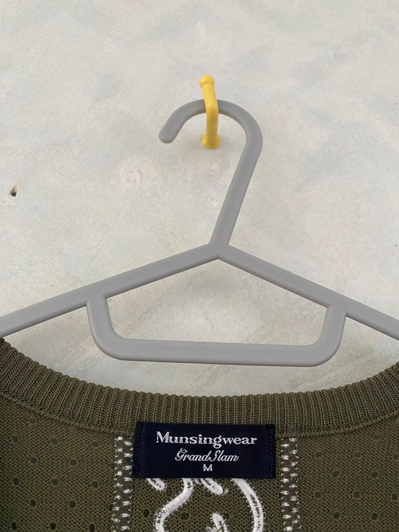 Munsingwear ニットベスト M ダブルジップ マンシングウェア ゴルフ
