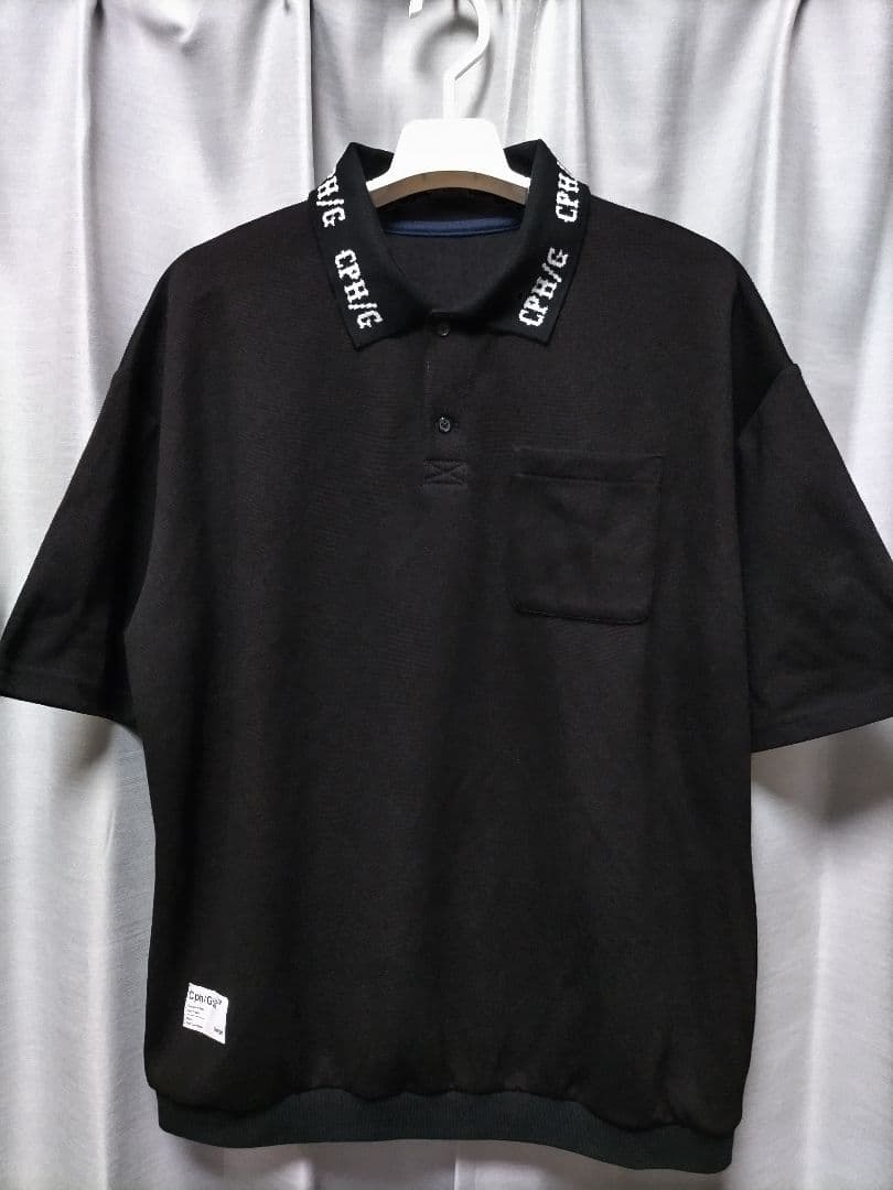 cph golf　キャプテンズヘルム　ポロシャツ　ボックスシルエット　黒