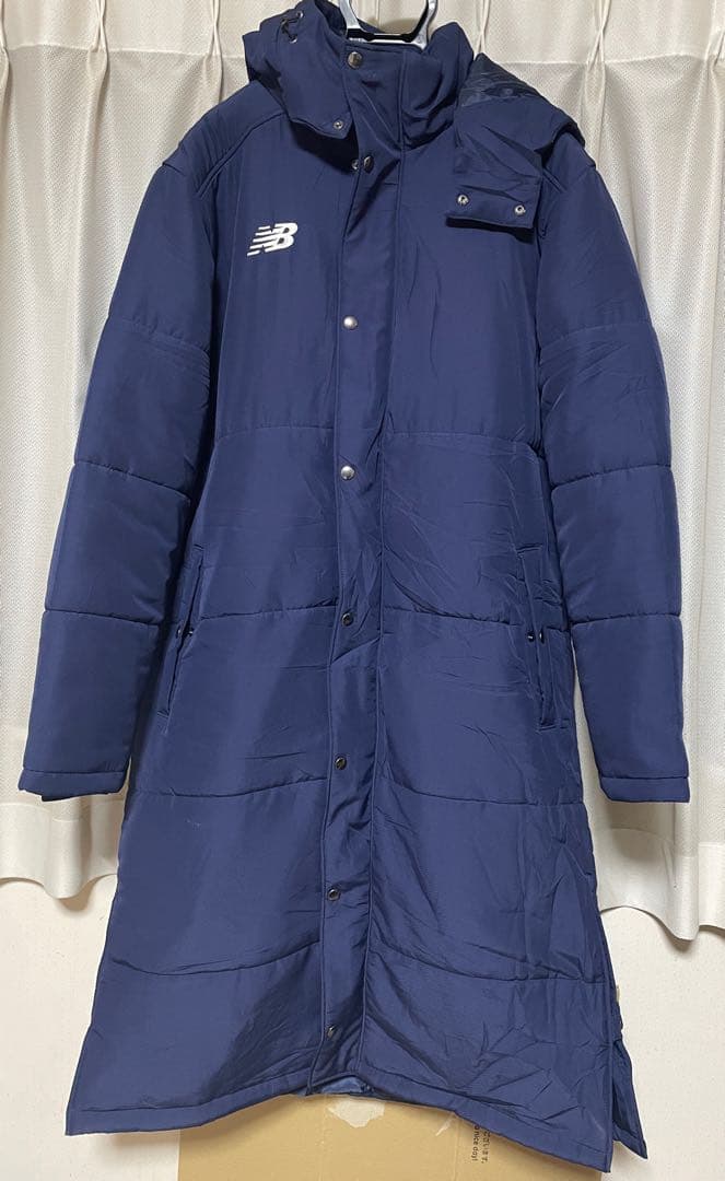 New Balance ネイビー ベンチコート XL