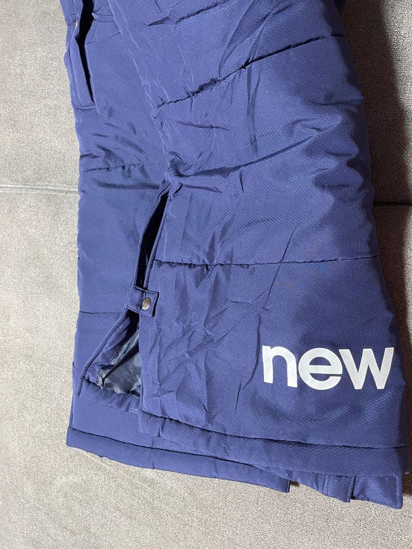 New Balance ネイビー ベンチコート XL