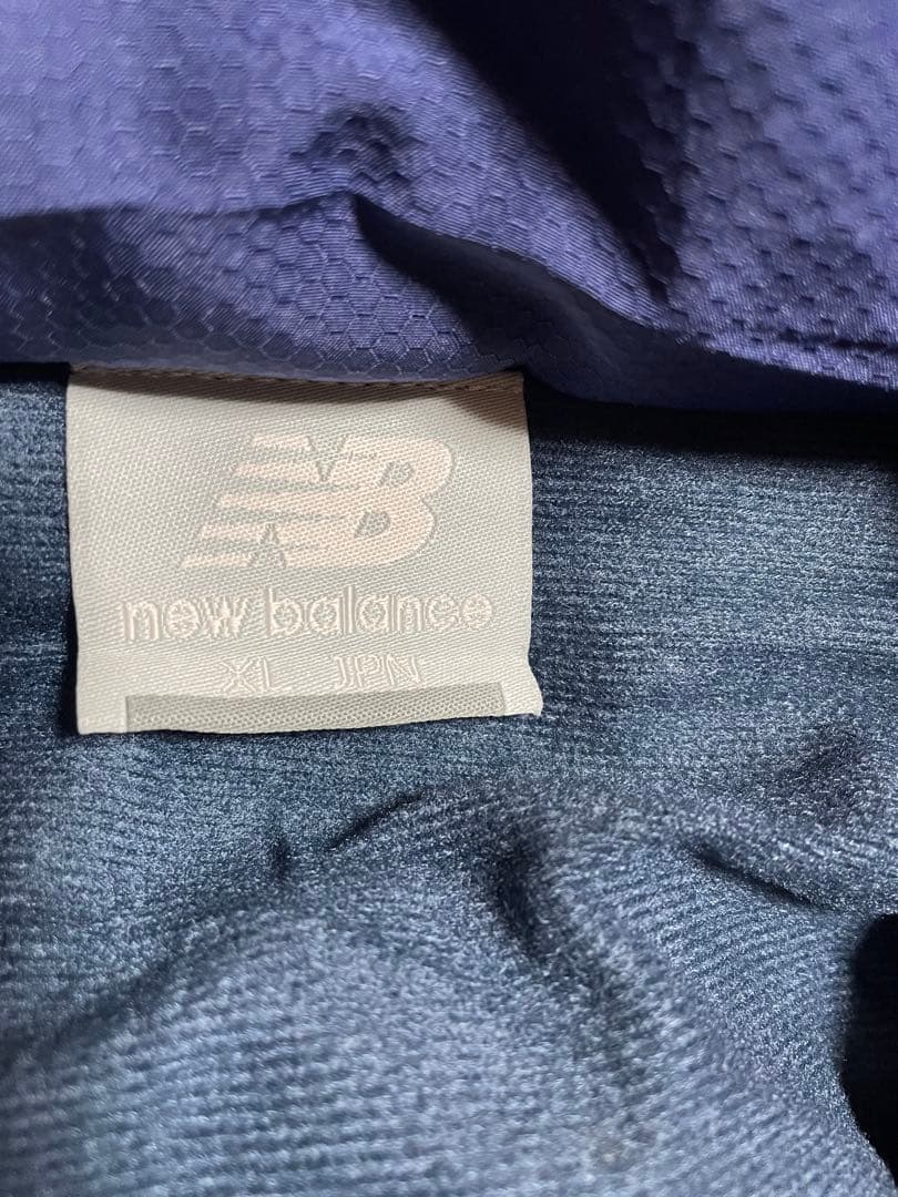 New Balance ネイビー ベンチコート XL