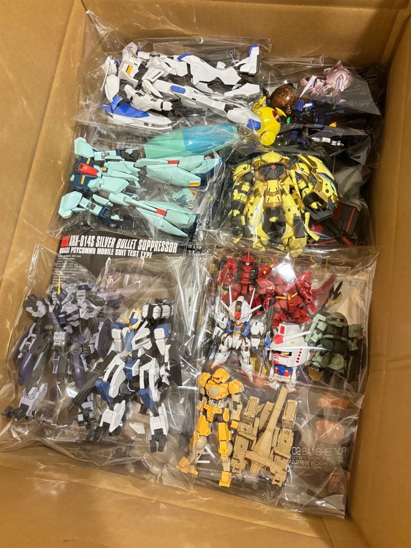 【140サイズ】組立済み ガンプラ ジャンクプラモデルまとめ・バンダイMG HG