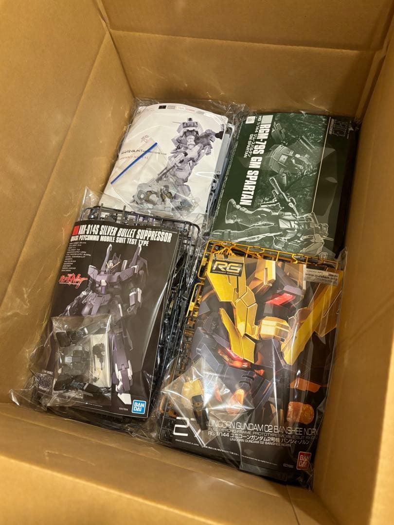 【140サイズ】組立済み ガンプラ ジャンクプラモデルまとめ・バンダイMG HG