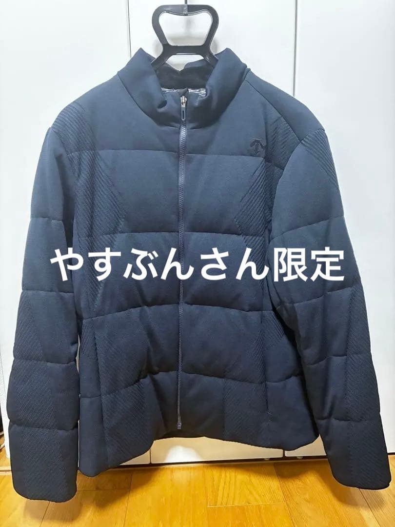 美品・DESCENTE GOLF ネイビー ダウンジャケット