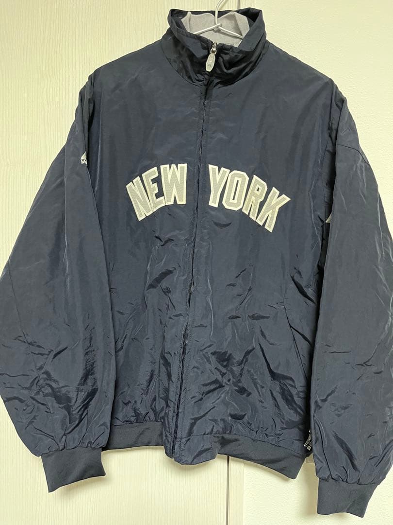 Majestic NEWYORK Yankees ジャケット L ネイビー