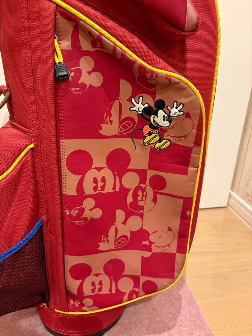 レアカラー ミッキーマウス キャディバッグ ディズニー