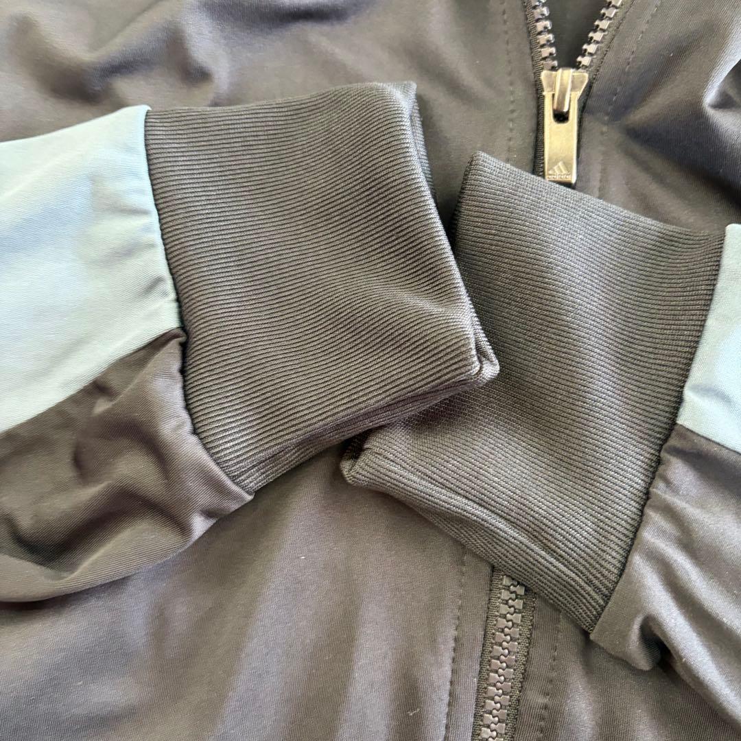 アディダス　adidas ジャージ　ジャケット XL ブラック/グレー