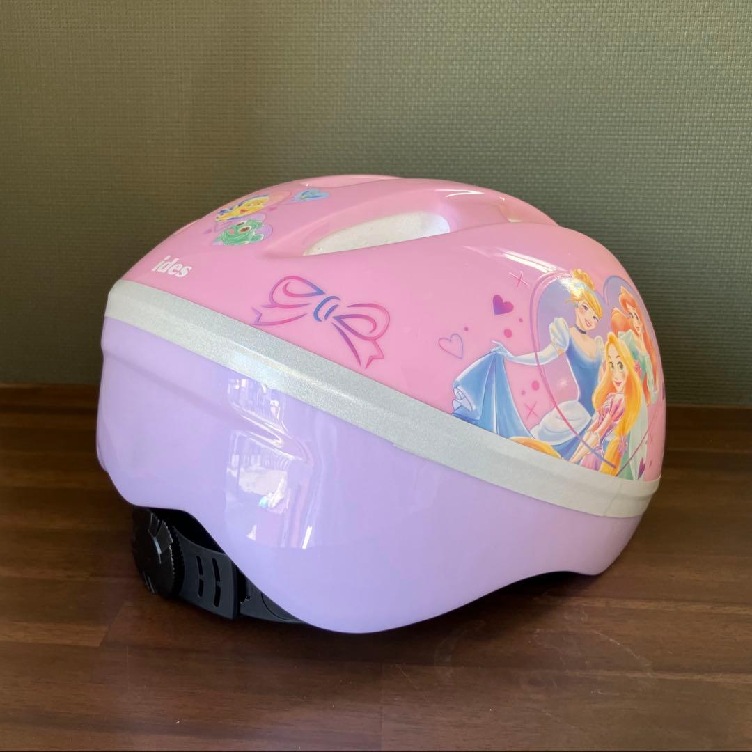 ディズニープリンセス　キッズ　自転車　ヘルメット　ゆめラブ　16インチ　説明書有