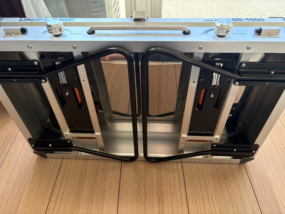 UNIFLAME ツーバーナーUS-1900 フィールドラック2枚　専用収納袋付