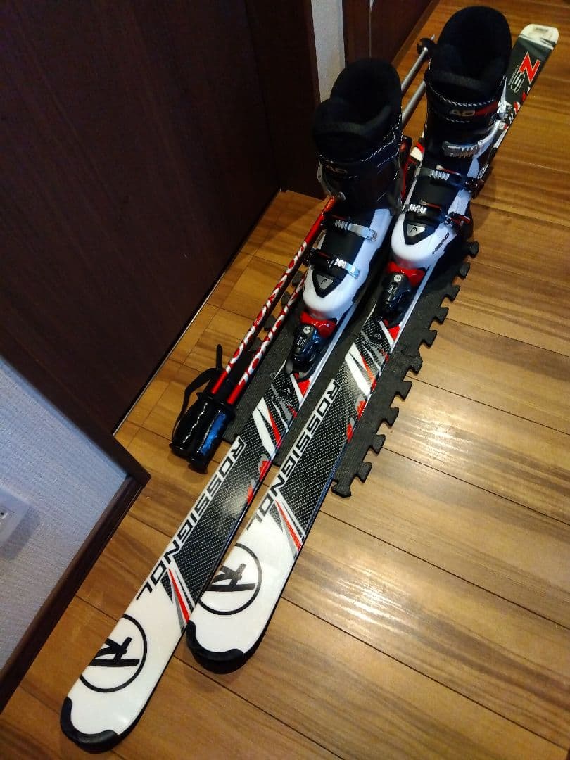 【ハイエンド】ROSSIGNOL 学生・メンズ/スキーセット・メンテ・WAX済✔
