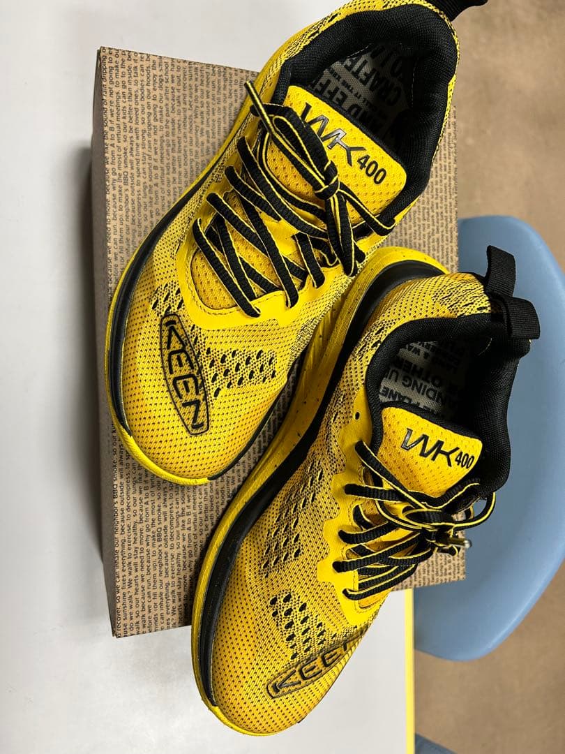 KEEN WK400 イエロー ウォーキングシューズ