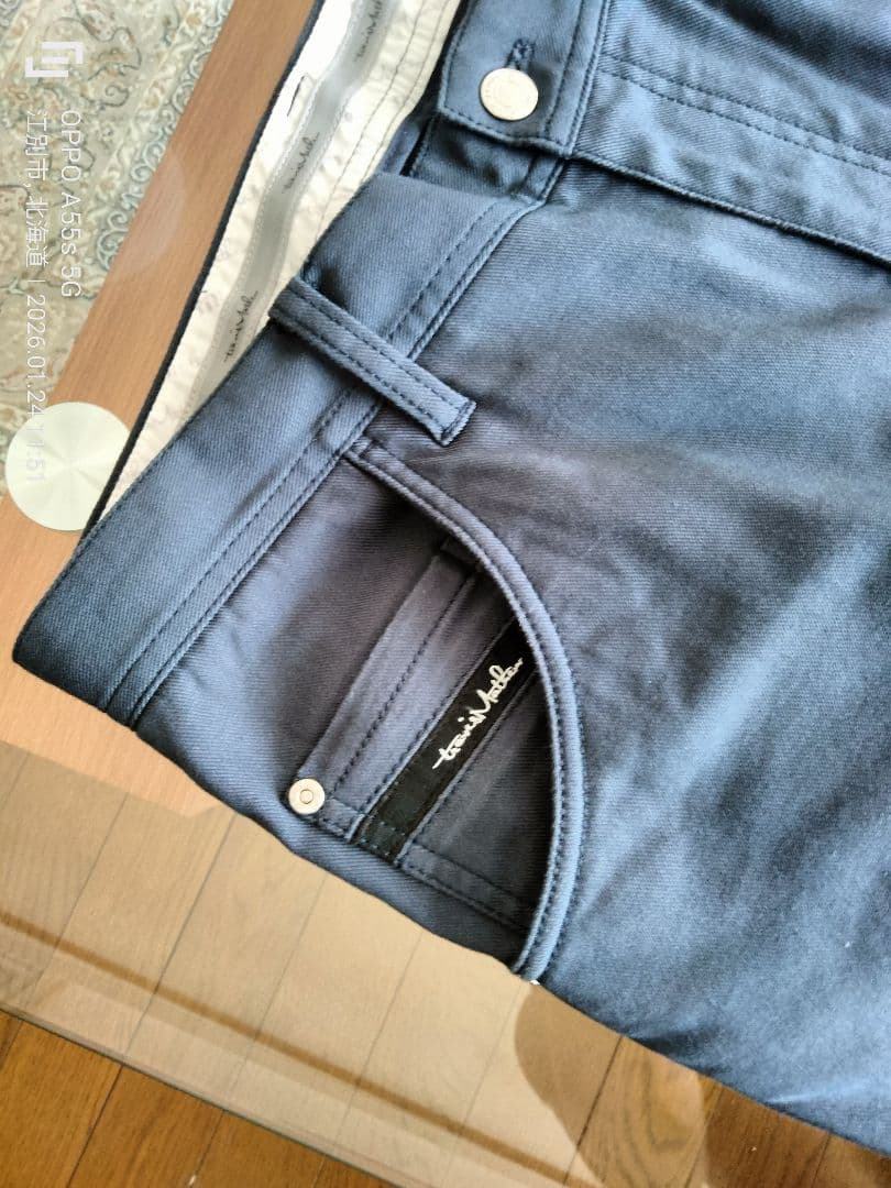 【美品】トラビスマシュー メンズSLIMフィットストレッチパンツ（L ）