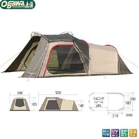 ポルヴェーラ34 Ogawa Polvera 34 キャンプテント