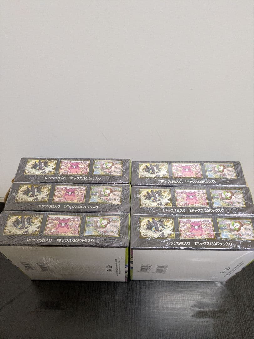 ポケモンカード ムニキスゼロ 6BOX 新品未開封品シュリンク付き。