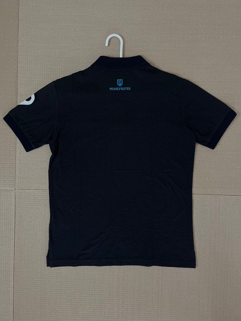 値引き　パーリーゲイツ ポロシャツ　サイズ4(M) ネイビー　ゴルフウェア