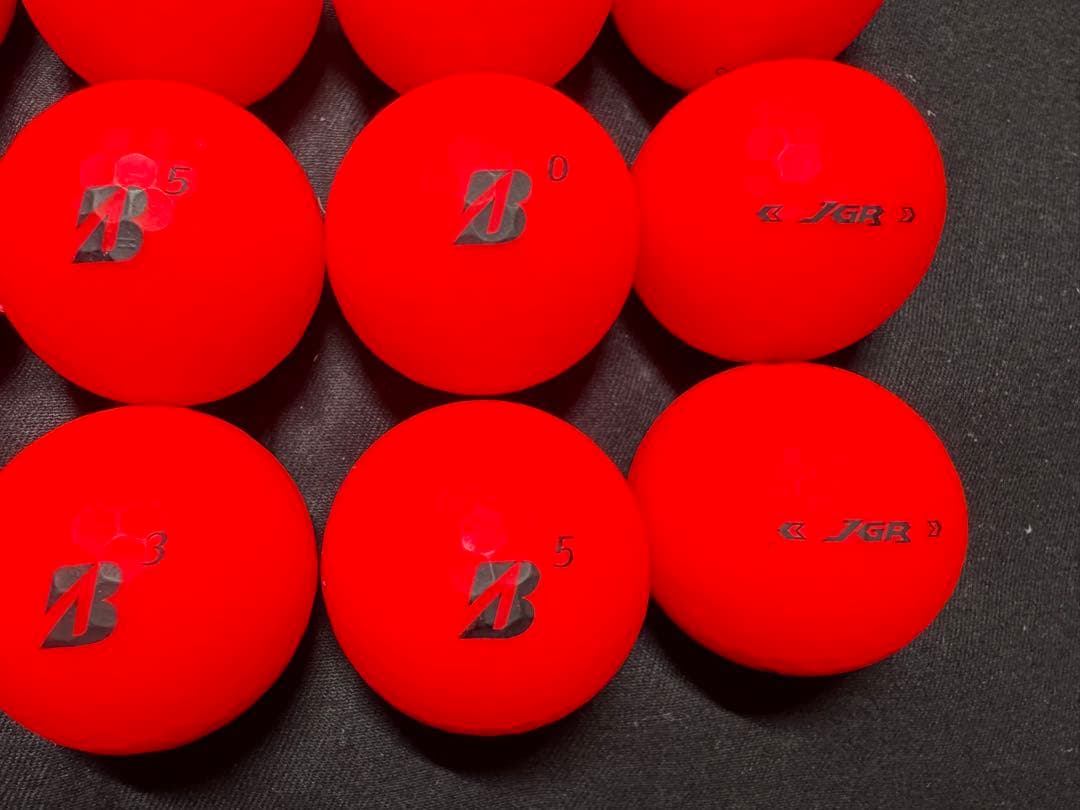最新 ブリジストン TOUR B JGR 2025年モデル 20個　マットレッド
