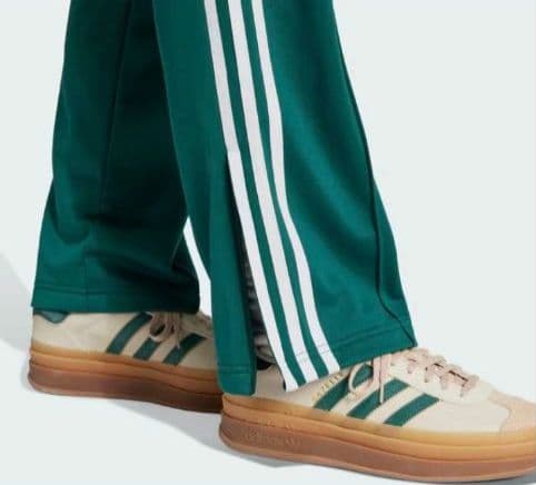 アディダスadidasクラシックファイヤーバード緑トラックパンツM