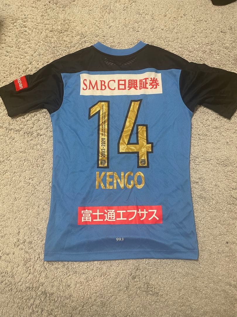 中村憲剛　引退記念ユニフォーム　Lサイズ