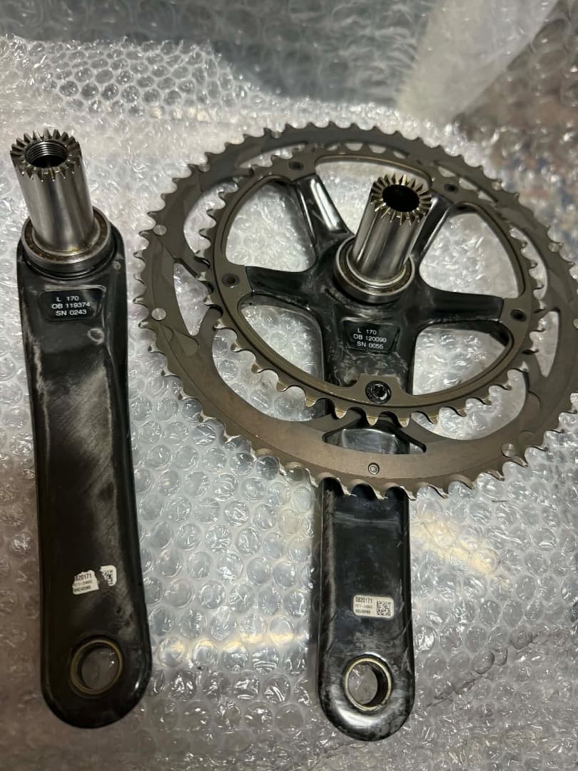 Campagnolo Super Record クランクセット 170mm ブラ