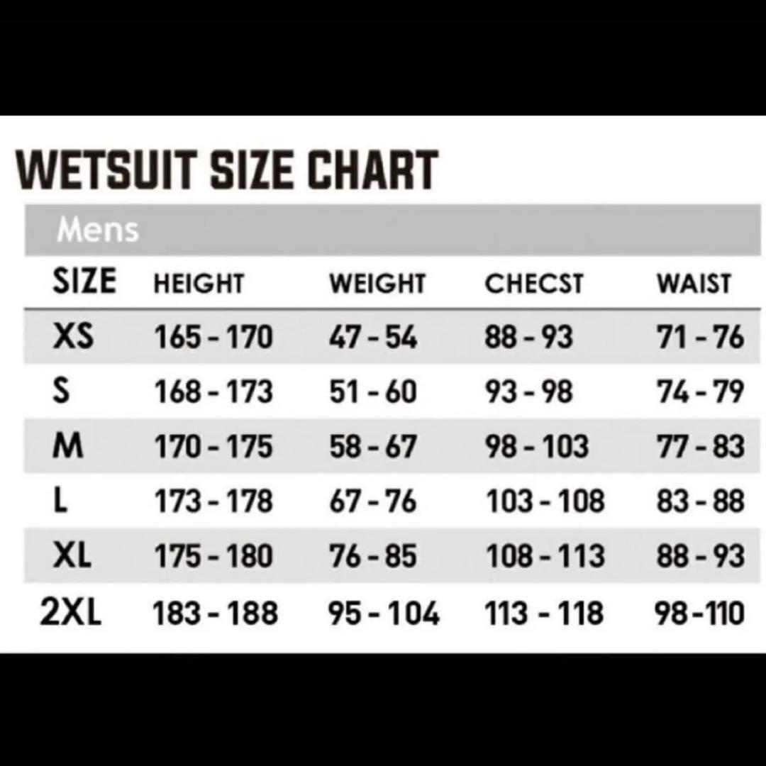 新品格安/オーシャンアースウエットスーツフルスーツ　5/4 ビッグサイズ2XL