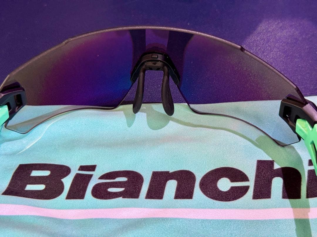 Bianchi ビアンキ 一眼マスクタイプサングラス　BK×CK
