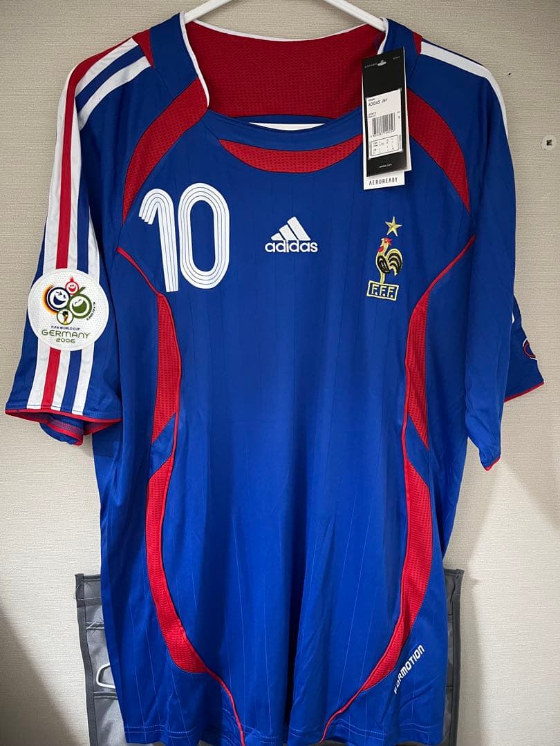 フランス代表06年 ユニフォーム ZIDANE ジダン ジャージ　パッチ付！