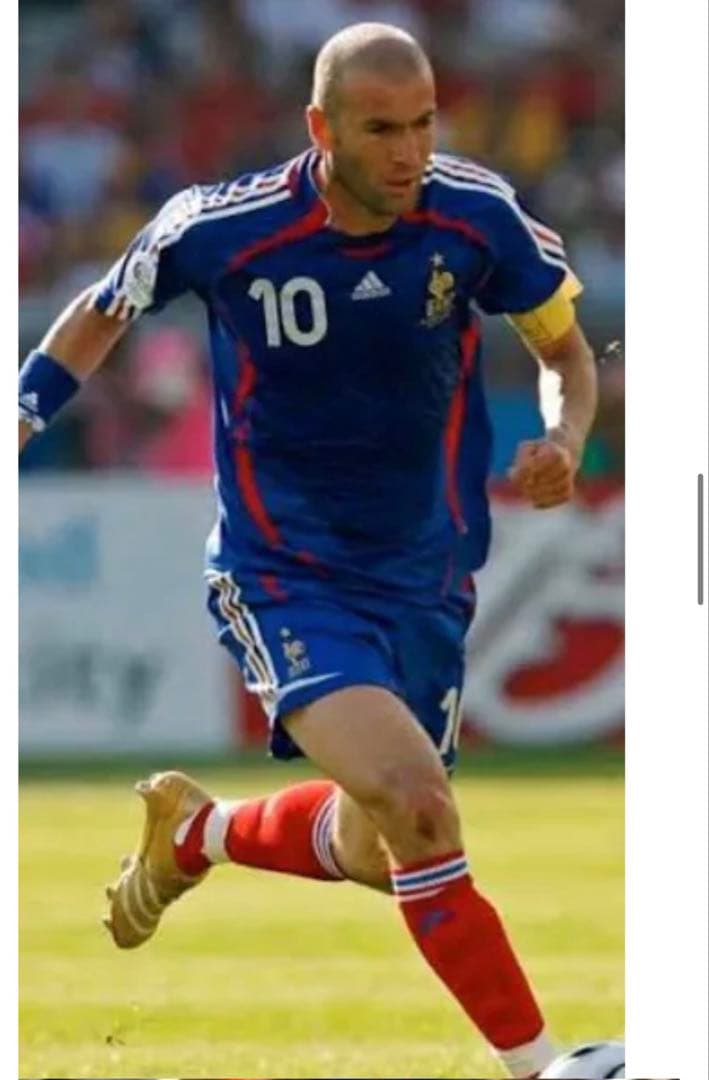 フランス代表06年 ユニフォーム ZIDANE ジダン ジャージ　パッチ付！