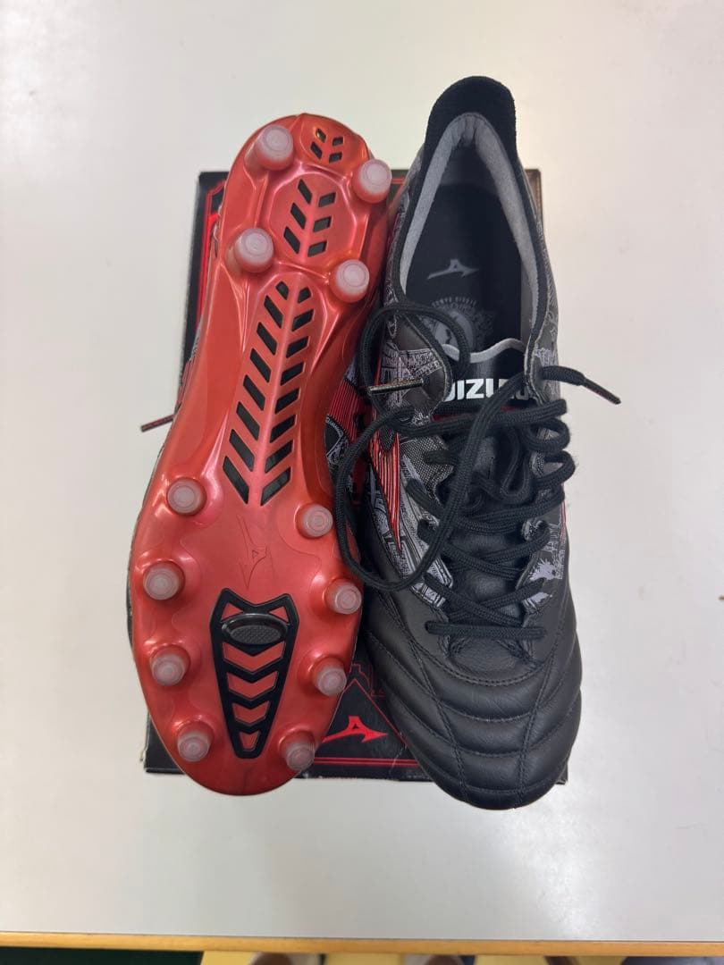 Mizuno スパイクシューズ ブラック/レッド