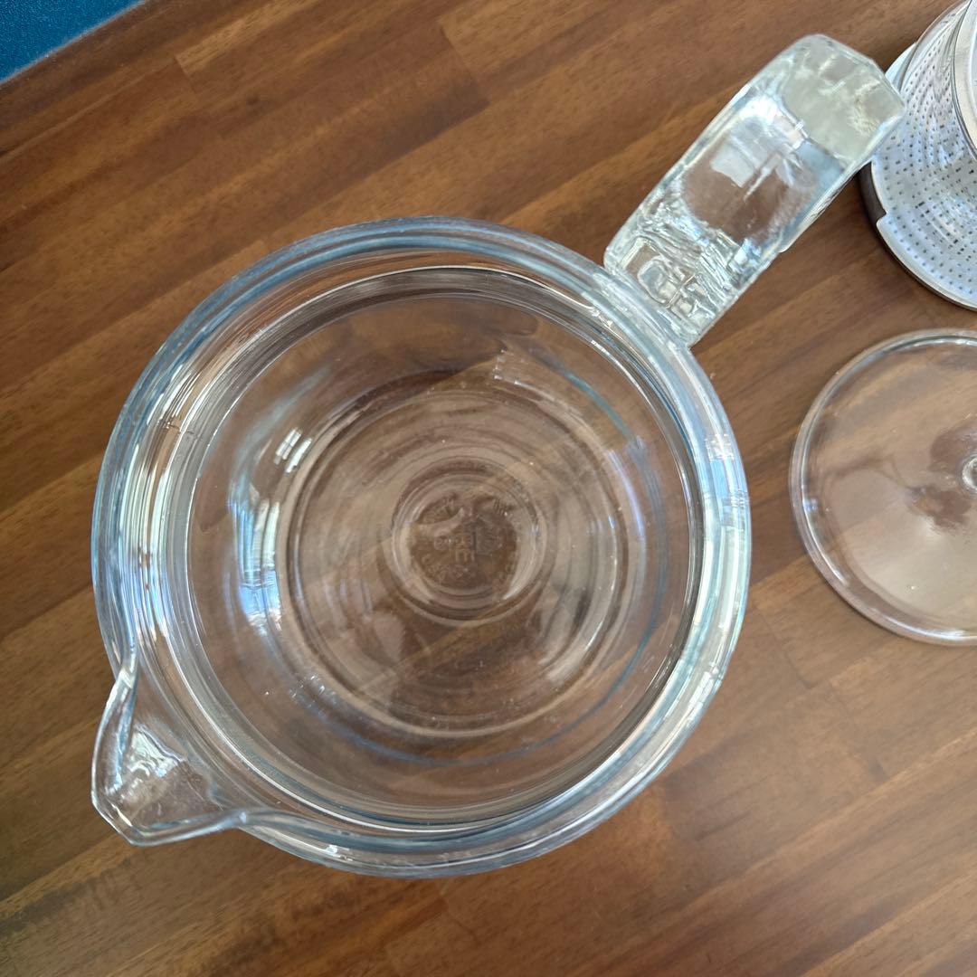 ミント　Old Pyrex✳︎パーコレーター4カップ用