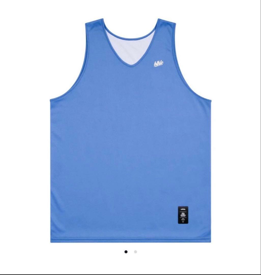 ボーラホリックballaholic ノースリーブ タンクトップ 青 白 3XL