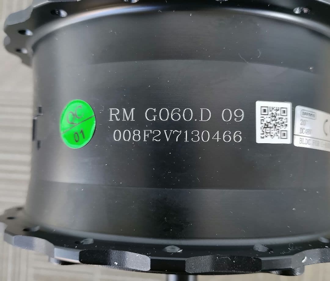 Bafang RM G060D 48V BLDCモーター