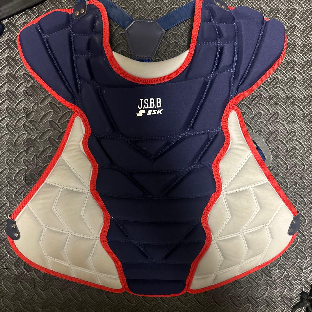 ssk 軟式野球　キャッチャープロテクターレガース面　セット　JSBB