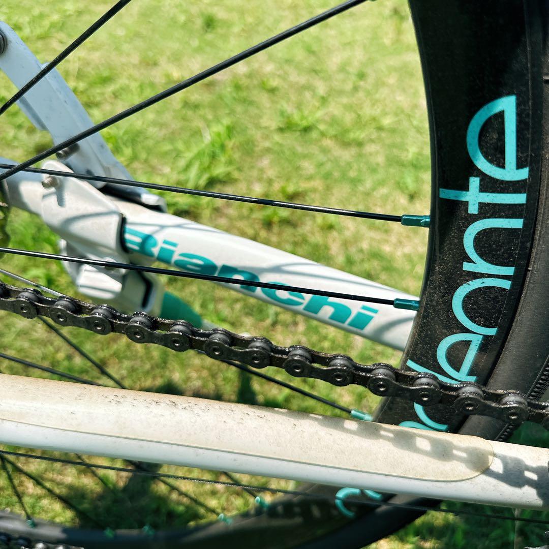 美品　2017年　Bianchi　カメレオン3　クロスバイク　ビアンキ