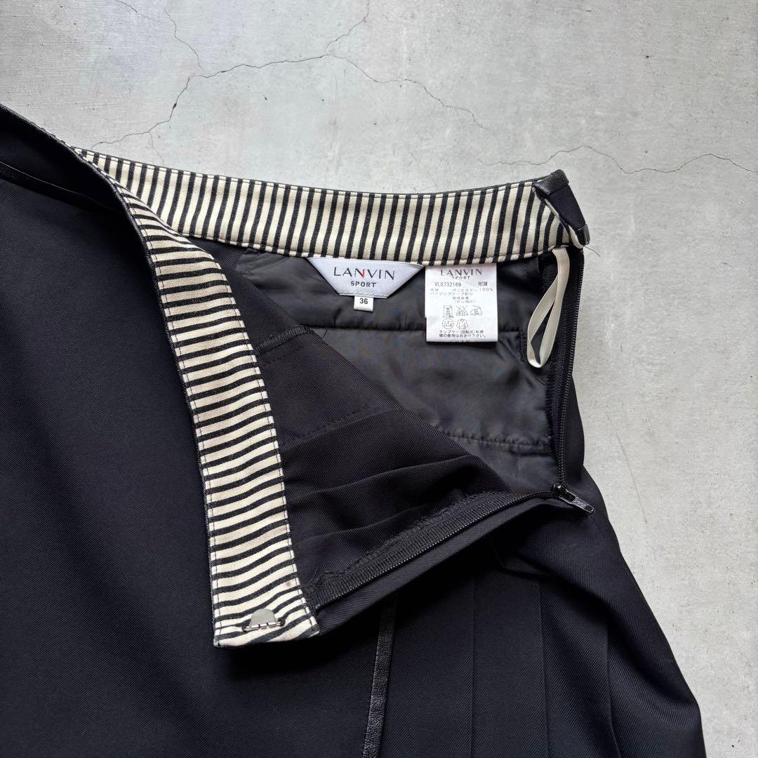 【美品】LANVIN SPORT ランバンスポール シャツ スカート 上下セット