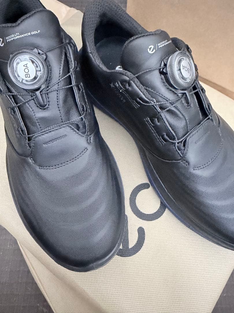ecco ゴルフシューズ 40 ブラック　Lt1 Boa Men