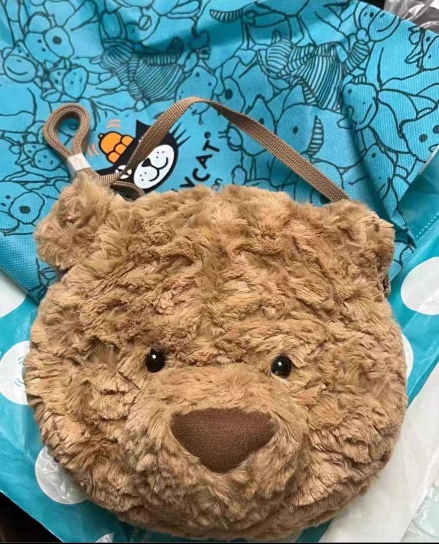 クマの顔 ぬいぐるみポーチ*6