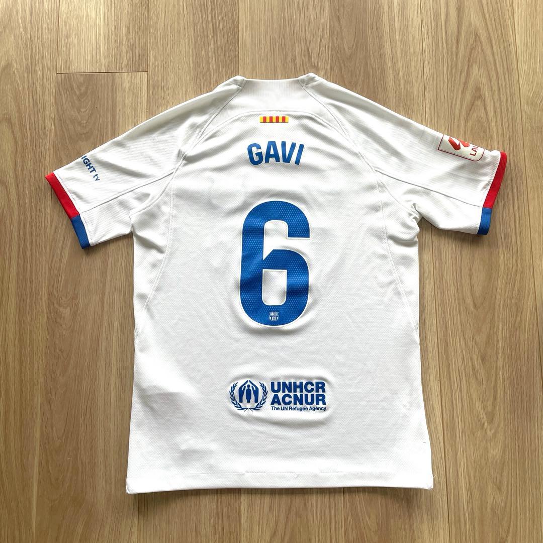 23-24年　FCバルセロナ　アウェイユニフォーム　Gavi