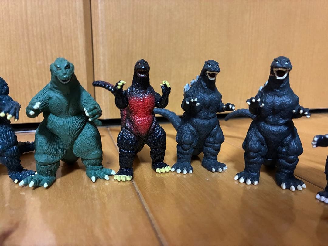 【当時物】昔のゴジラ フィギュア 10体セット まとめ売り 怪獣 おもちゃ