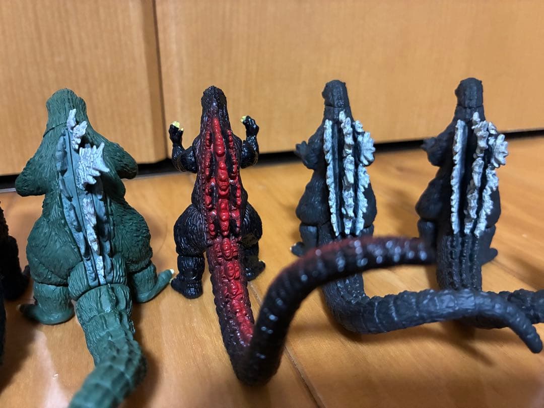 【当時物】昔のゴジラ フィギュア 10体セット まとめ売り 怪獣 おもちゃ