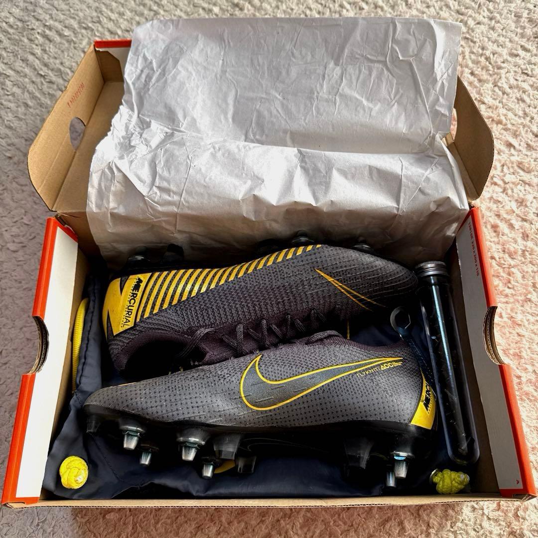 シューズ NIKE VAPOR 12 ELITE SG-PRO Thunder Grey