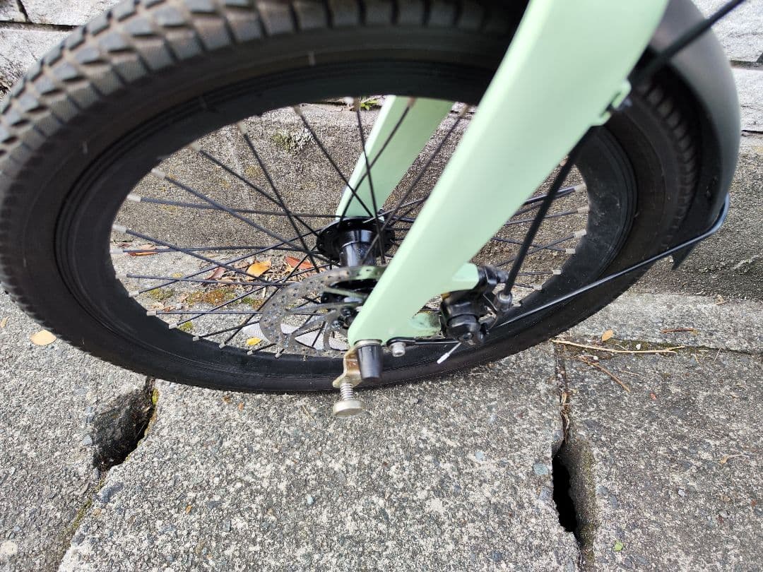 本州送料無料　VELMO Q2 電動アシスト自転車 ミントグリーン