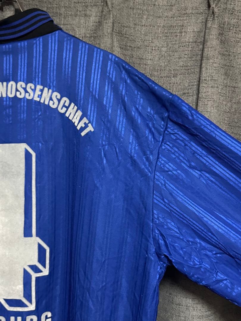 90s adidas HAMBURG 長袖 サッカーシャツ